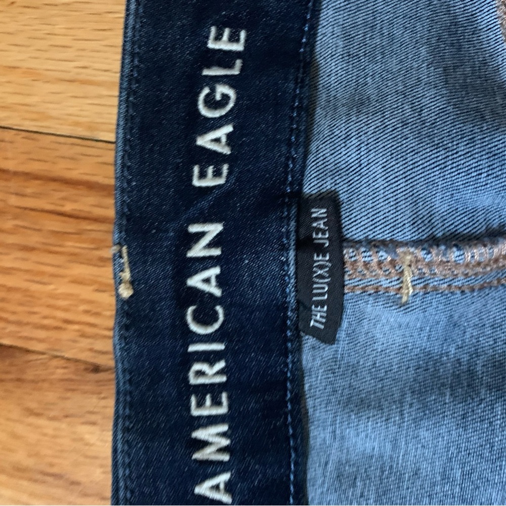 American Eagle Outfitters Women's Dark Blue Skinny Jeans - Picture 3 of 3